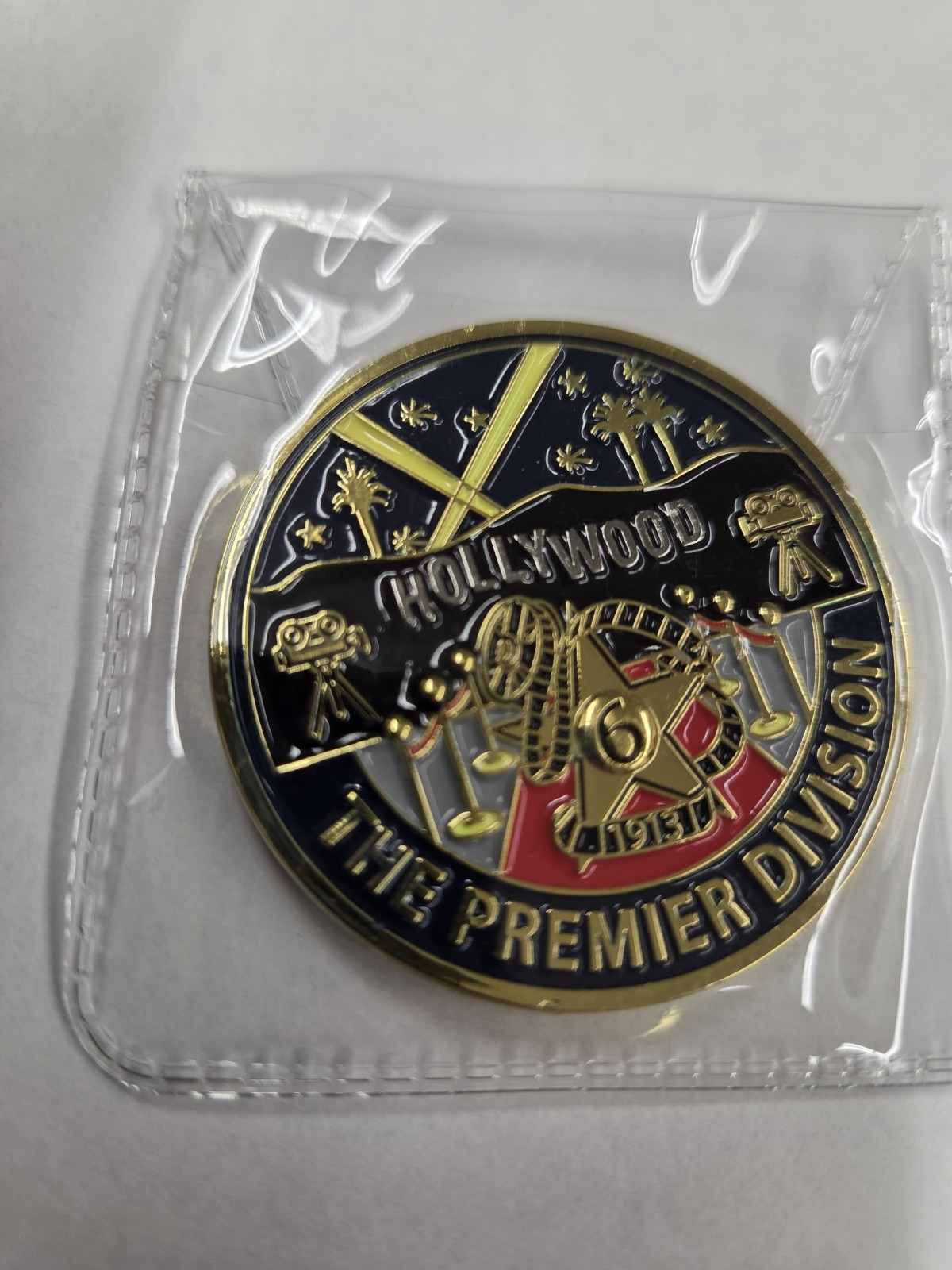 LAPD Hollywood Division Los Angeles Police California Challenge Coin