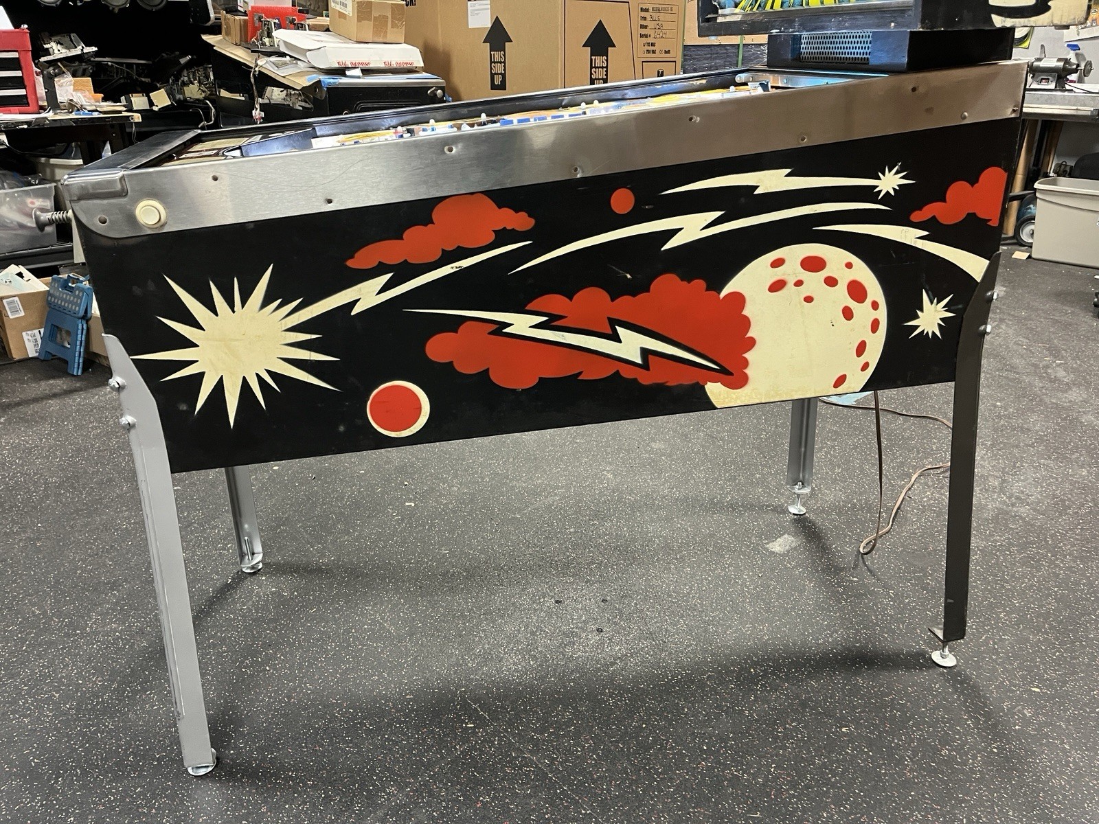 1978 FLASH PINBALL MACHINE PROFESSIONAL TECHS PLAYS GREAT