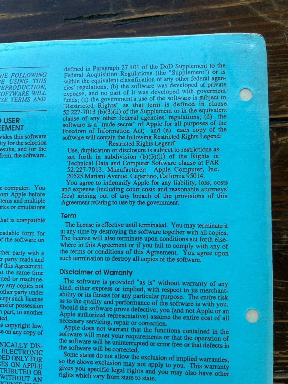 Apple MPW C Language Version 1.0 Manual APDA Vintage Developer Docs