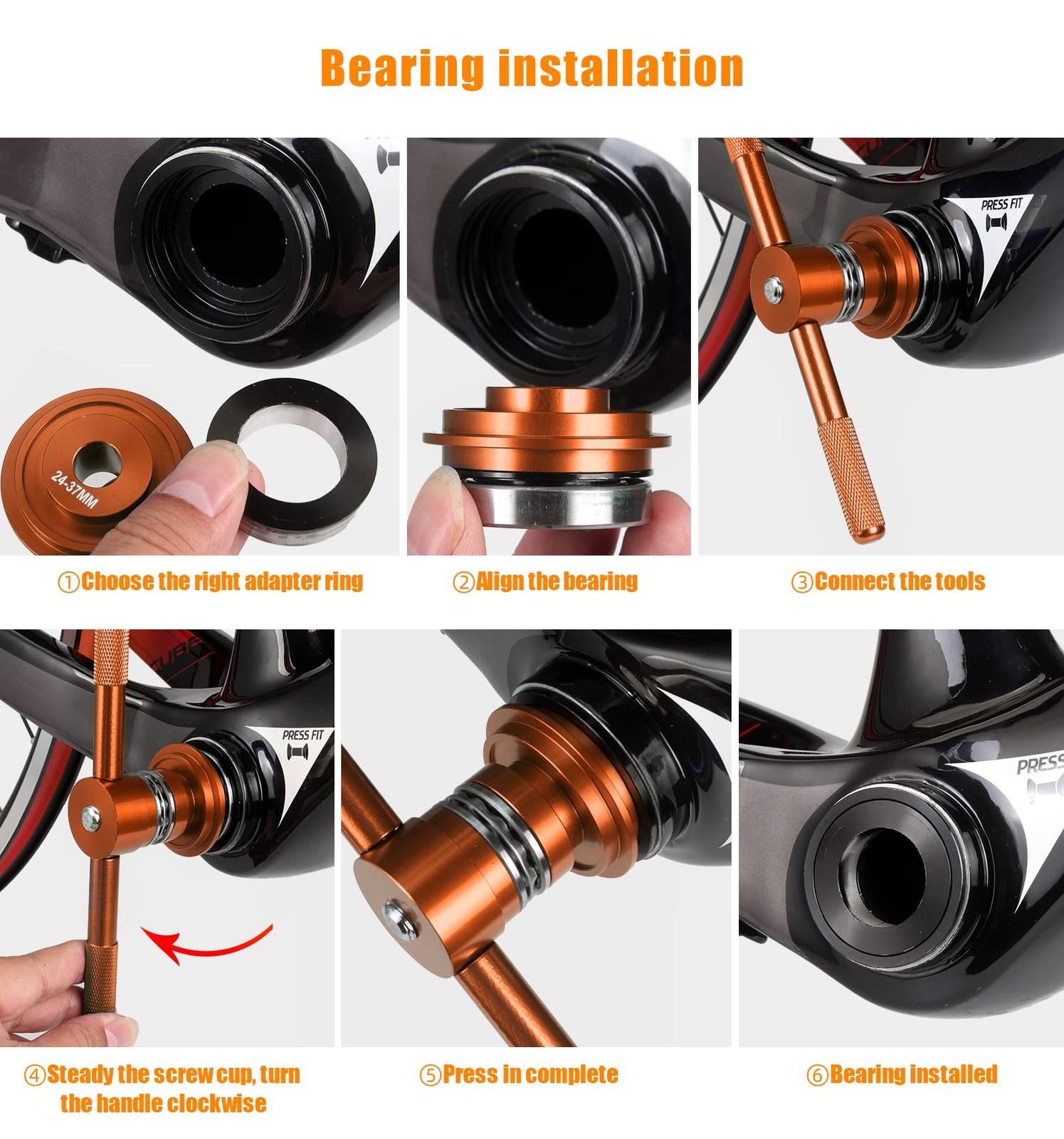 OugeWood Large, PRO Press-Fit Bottom Bracket Installation/Removal Tool