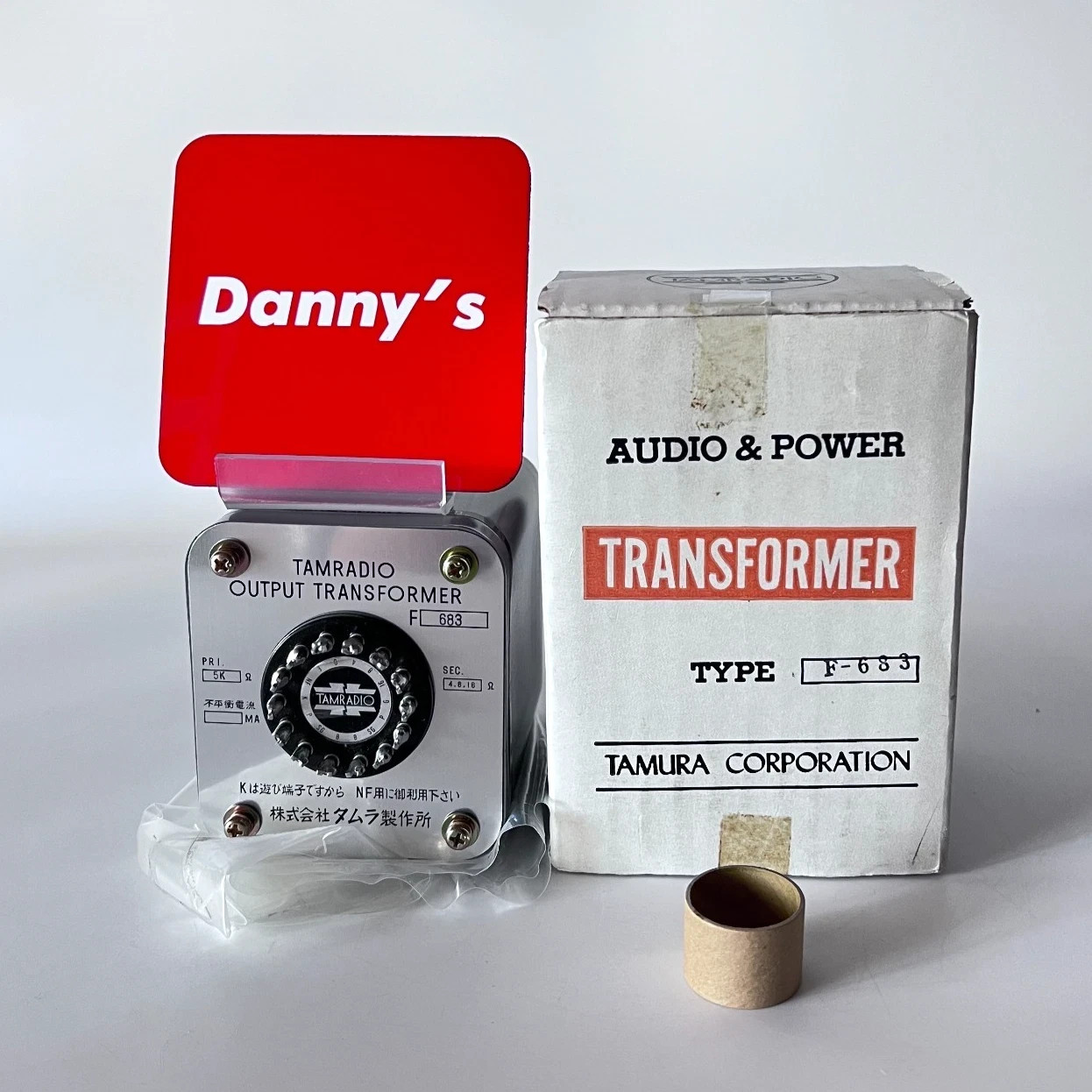 TAMURA F-683 Output Transformer Box Set Unused New FedEx Japan