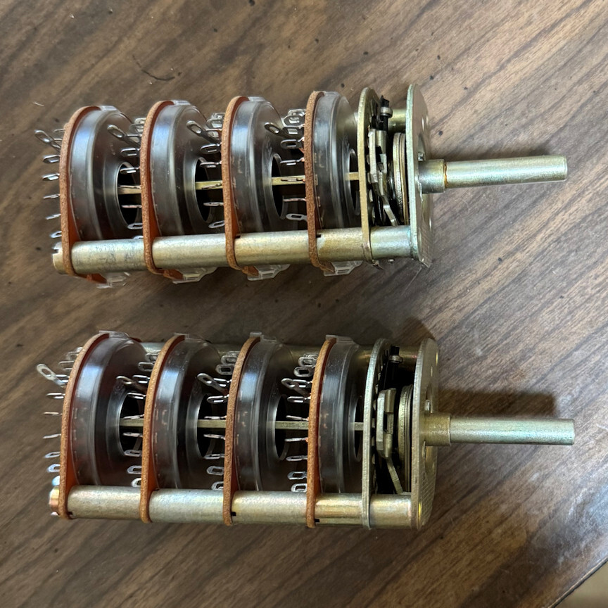 1ea Russian Made 24 Position 4 Wafer For Stereo Tapped Type Volume Control