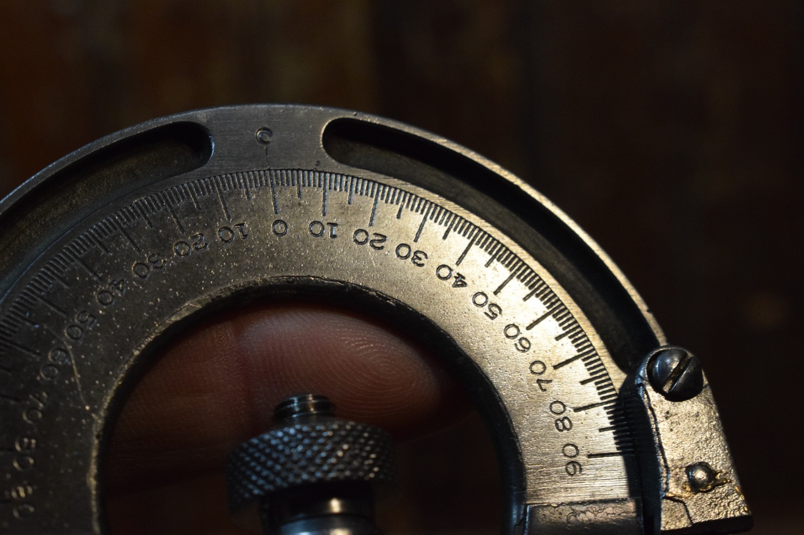 STARRETT PROTRACTOR HEAD REVERSABLE SQUARE LEVEL No. 4 HAND TOOL CLEANED REPAIR