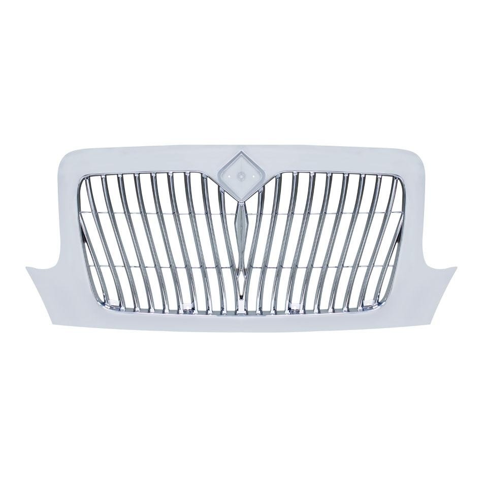 Curved Grille f/ 2002-2021 International 4200 4300 4400 8300 Durastar - Chrome