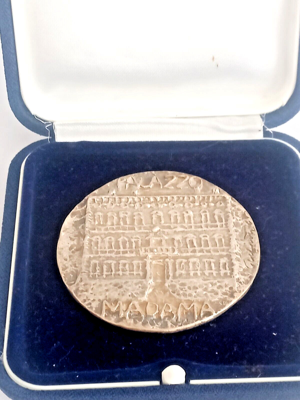 925 silver medal Montecitorio Palazzo Madama Rome Italy 1987