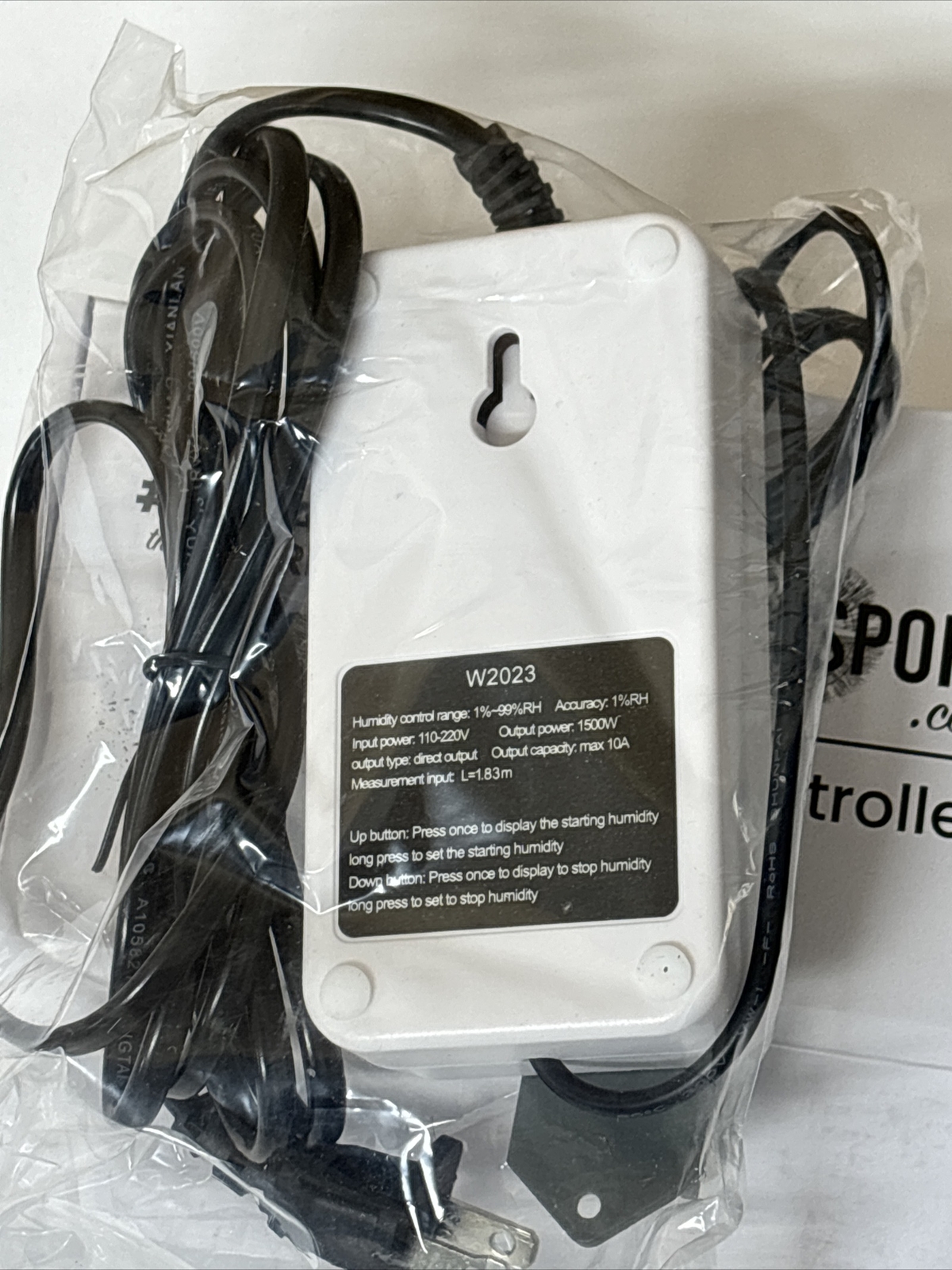 North Spore MYCOntroller Humidity Controller Hygrometer Humidistat Control