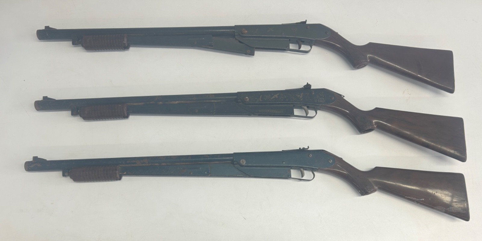 Vintage Daisy Model 25 BB Guns Rogers AR .177cal Pump Action LOT 3 - PARTS ONLY