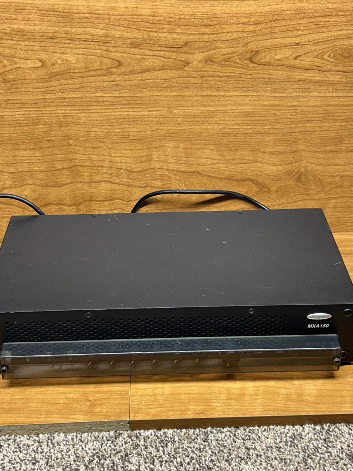 Biamp MXA150 6-Input Mixer Amplifier - Tested & Working - School Surplus W/Cord