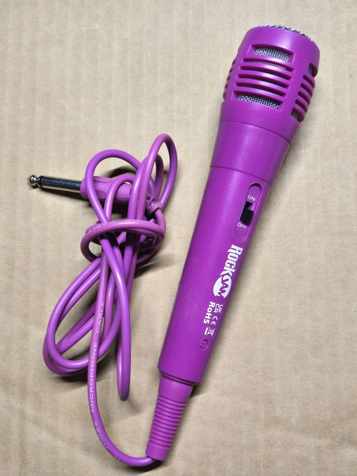 Rock Jam Replacement Red/Pink Karoake Microphone