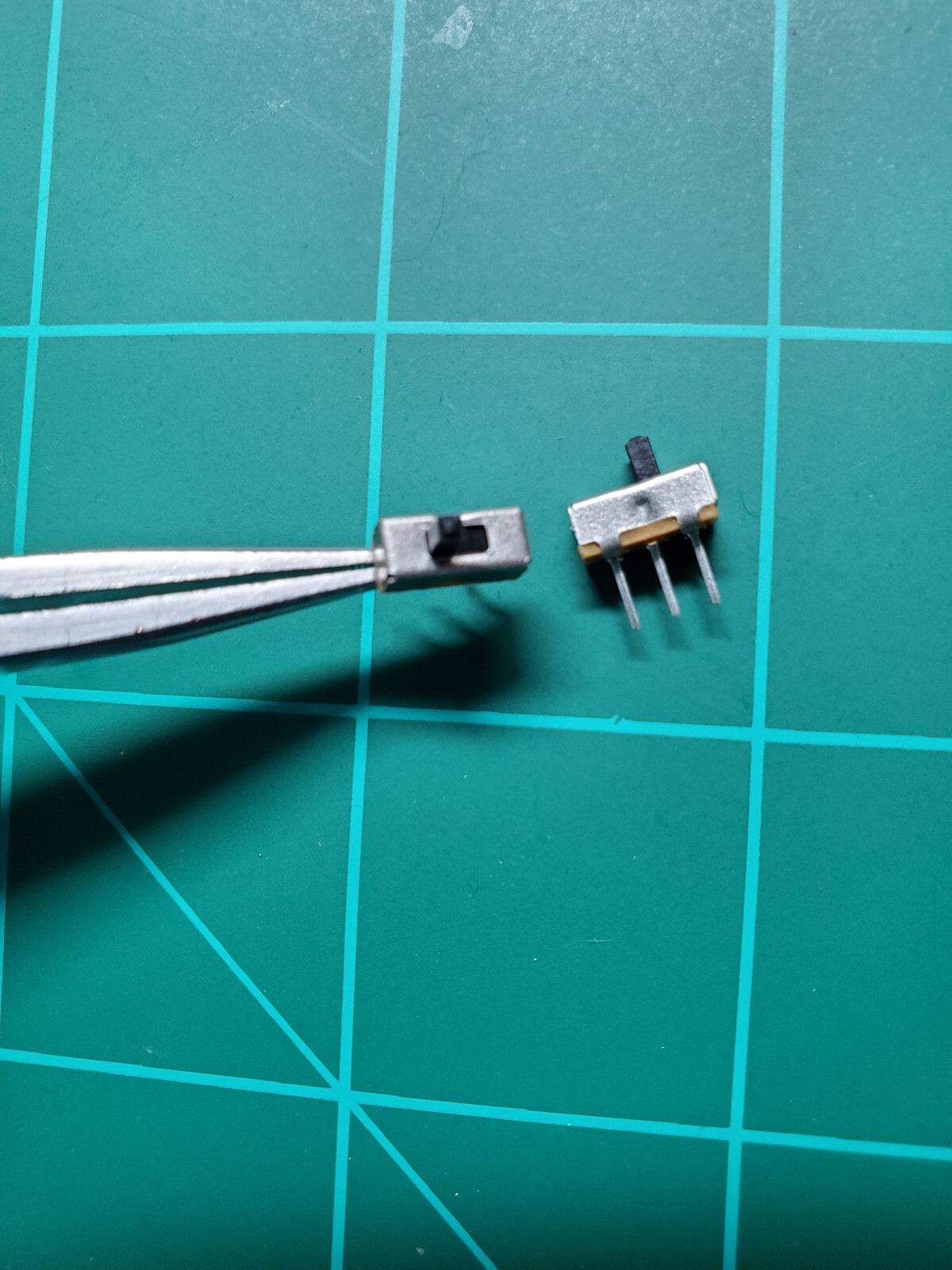 2PCS SPDT Micro Slide Switch 2 Position 3Pin PCB Panel Mini New USA Ship