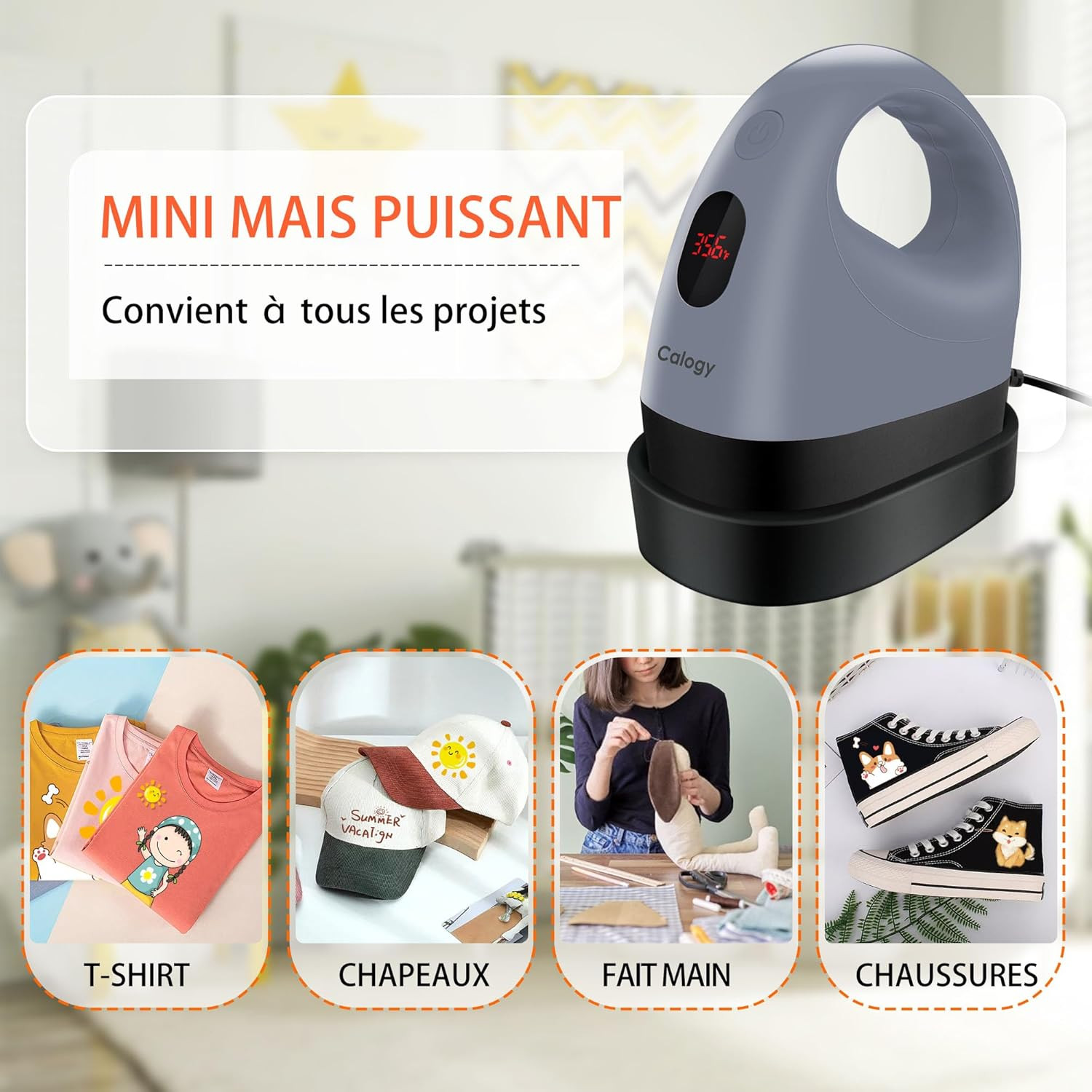 Mini Heat Press, Heat Transfer Machine, Constant Temp Control, Insulated Safe...