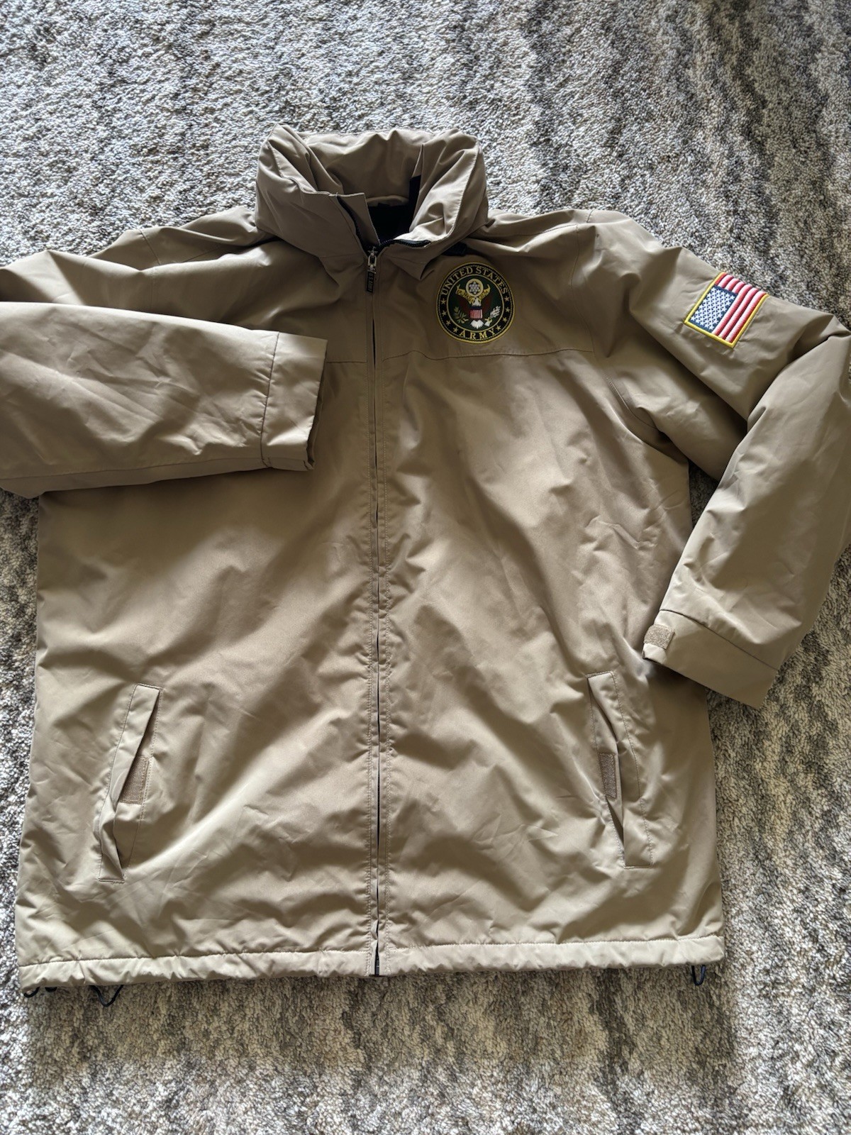 US Army Cold Weather Parka Jacket ECWCS Size x Large Long