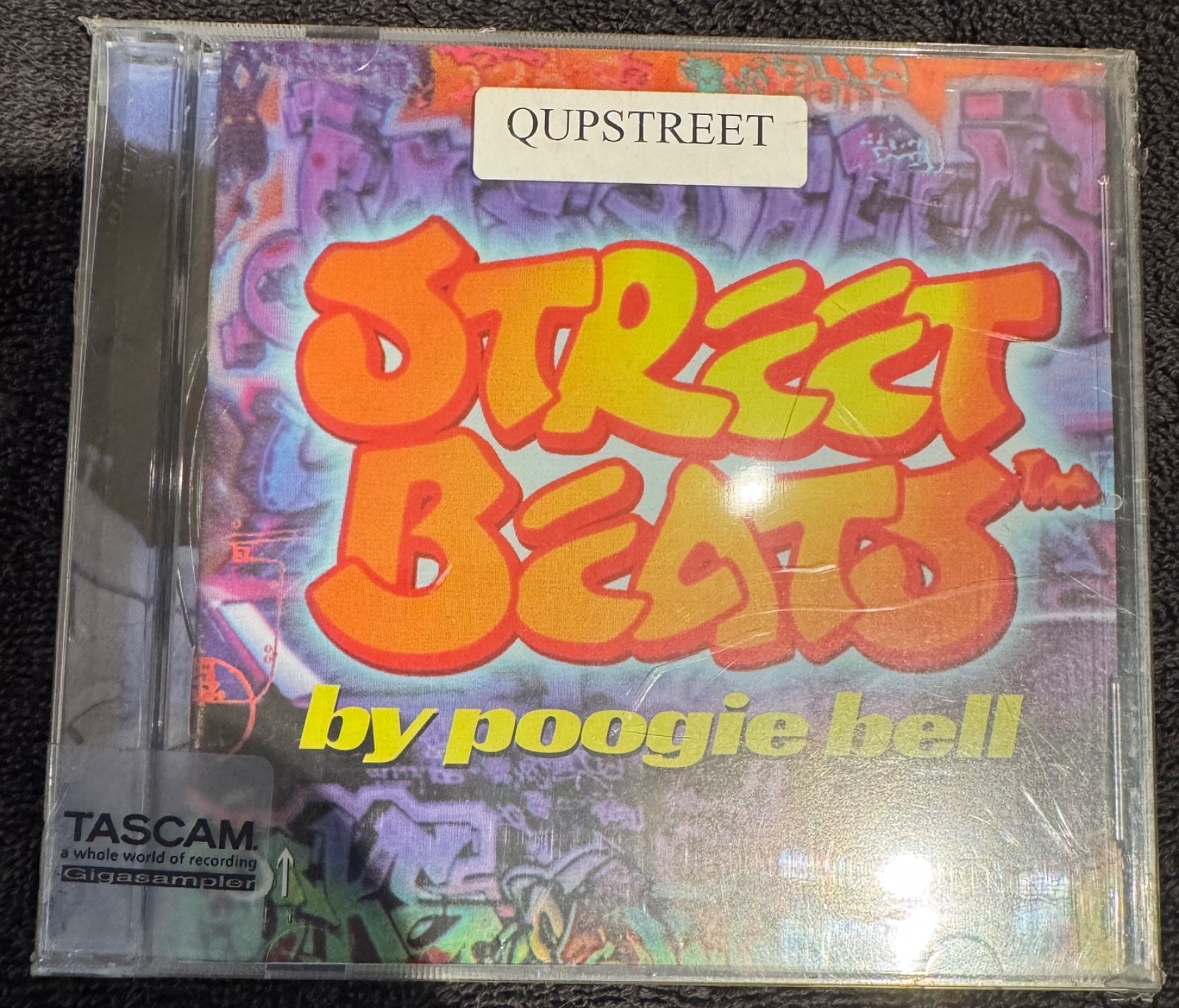 New Q-Up Arts Tascam Street Beats by Poogie Bell Giga Sampler CD Library Hip Hop