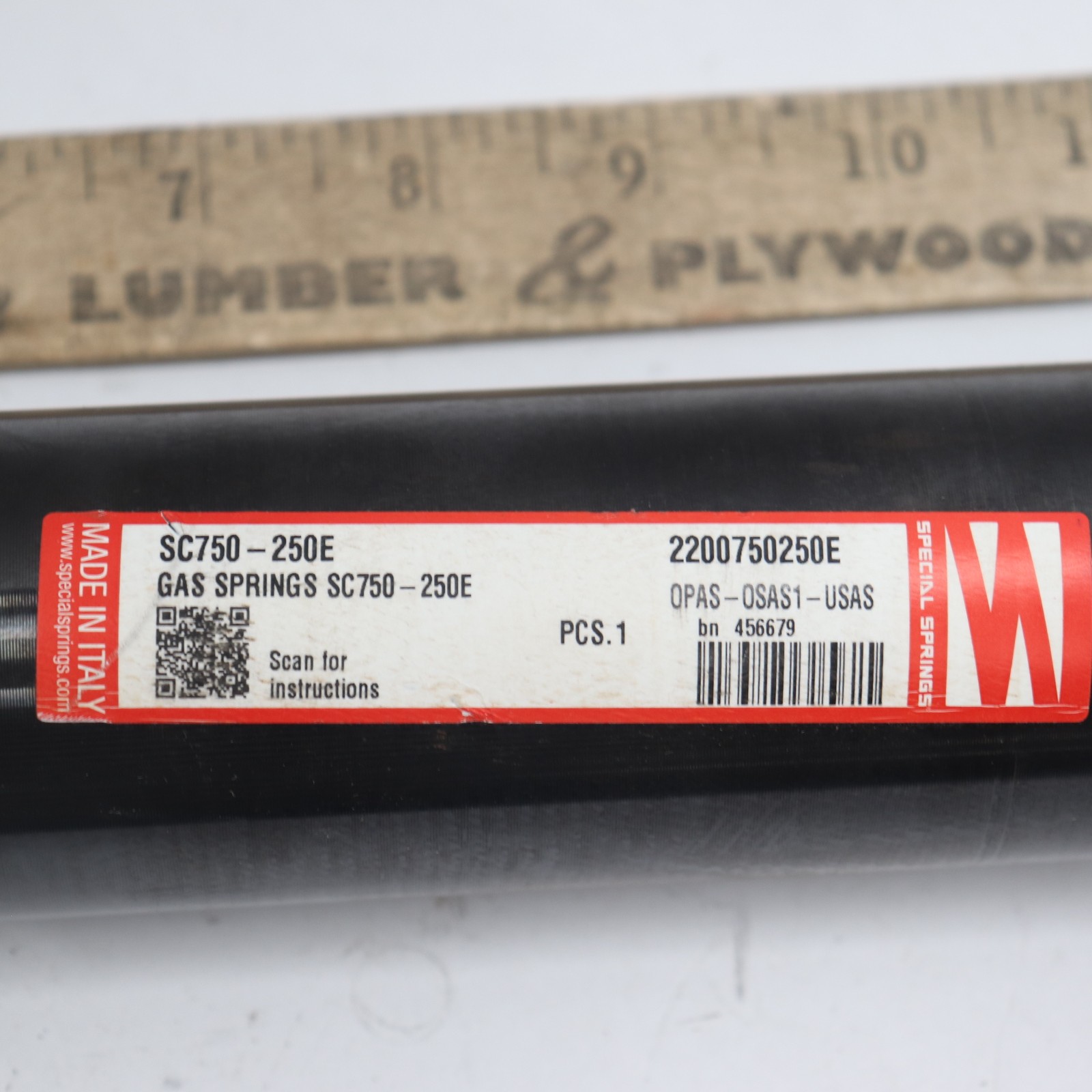 Special Springs Nitrogen Gas Spring SC750-250E