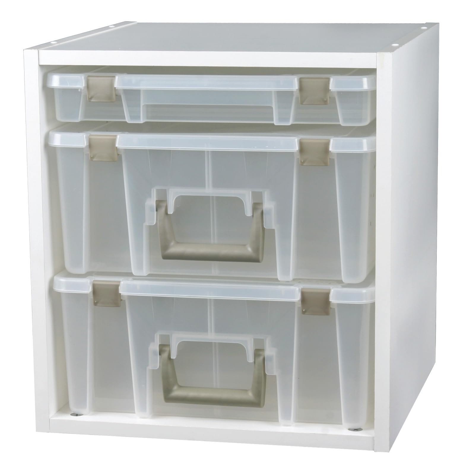 ArtBin Super Satchel Cube White Storage Box Organizer for Craft Supplies
