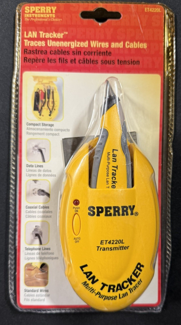 Sperry Instruments Multi-Purpose LAN tracker  ET4220L Brand New