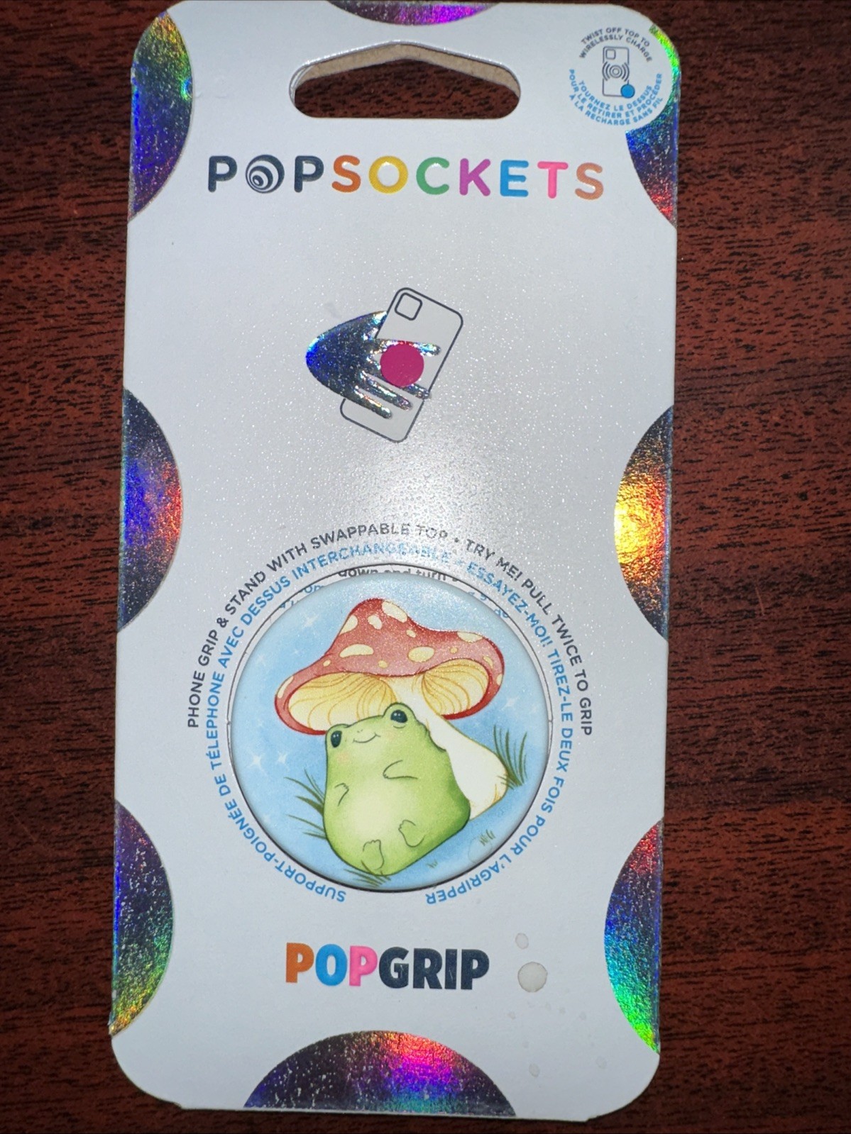 PopSockets PopGrip Premium Phone Grip & Stand - Sleepy Frog