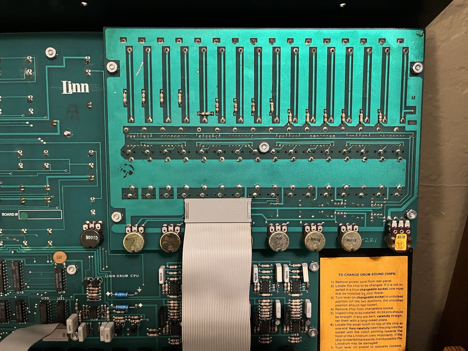 Linn Electronics Linndrum LM-2 Rare Vintage Drum Machine Synthesizer Working