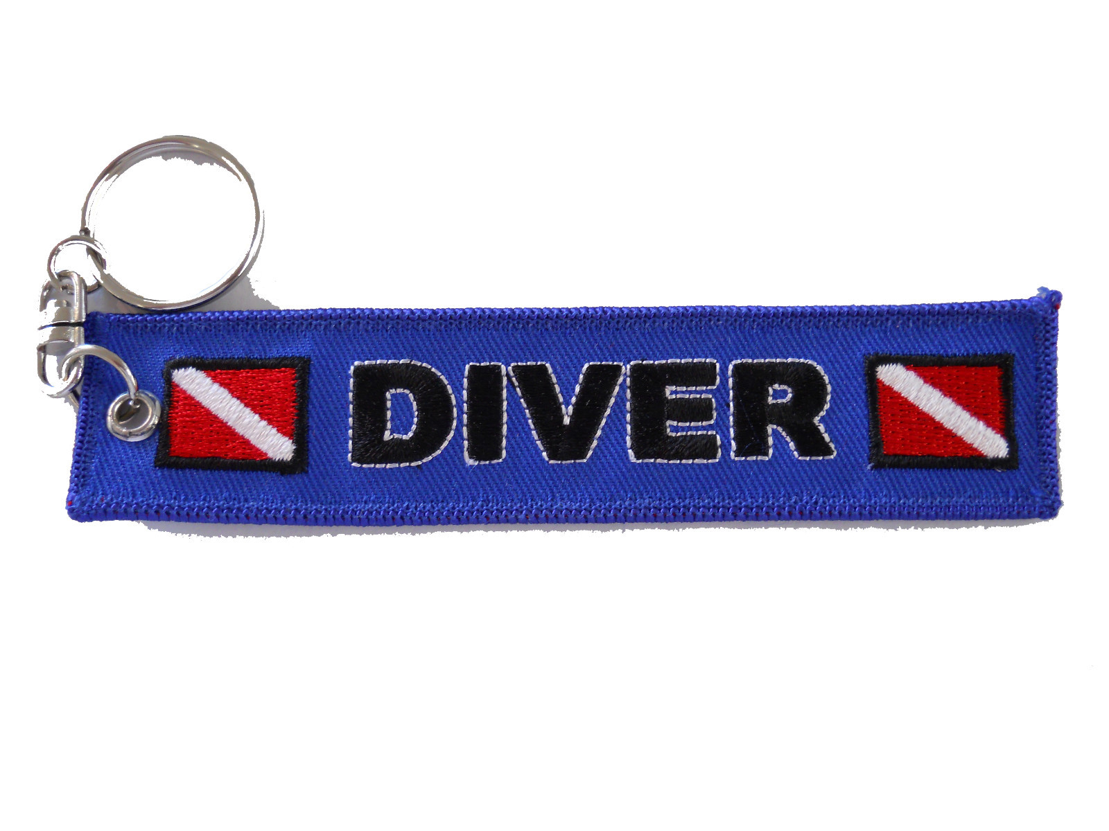 Scuba Diving Diver Key Chain Banner KeyChain Blue New