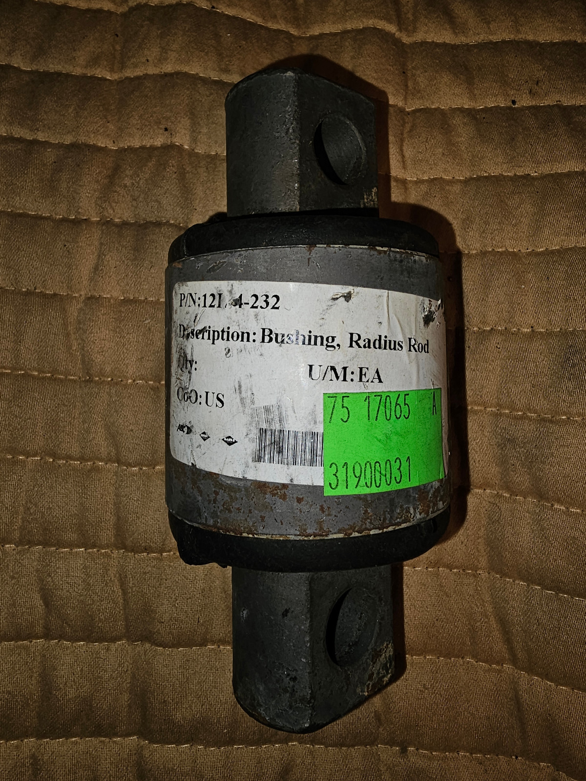 Motor Coach Industries MCI 12L 4 232 radius rod bushing