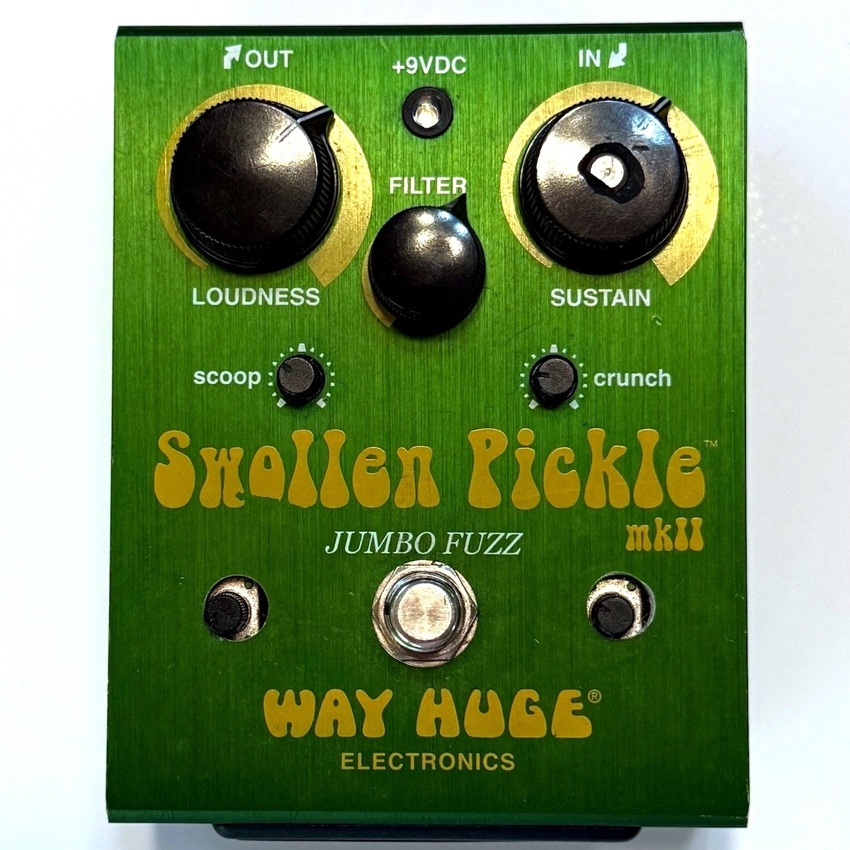 Way Huge Swollen Pickle Jumbo Fuzz MkII Guitar Effects Pedal Tested