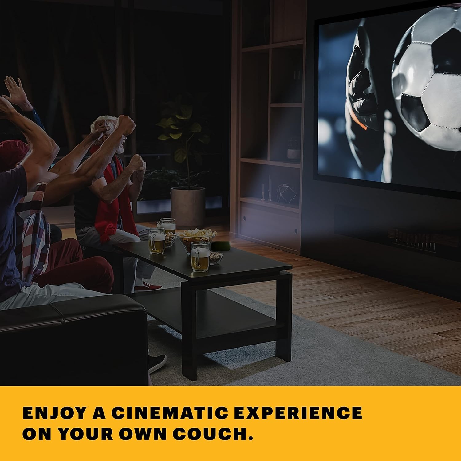 Fixed 100" Projector Screen Wall Mount HD 4K 8K Active 3D Black Velvet