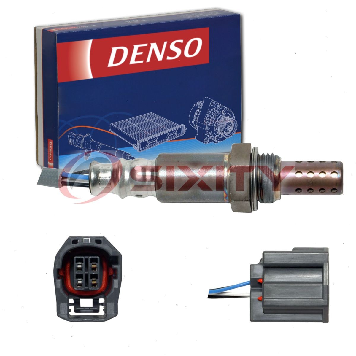 Denso Downstream Oxygen Sensor for 2004-2009 Mazda 3 2.0L 2.3L L4 Exhaust zg