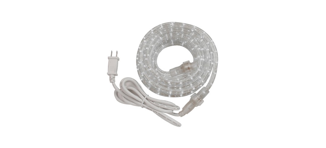 Rope Light Kit, 120 VAC, 2 W, 72-Lamp, LED Lamp, Daylight Light, 67 Lumens Lumen