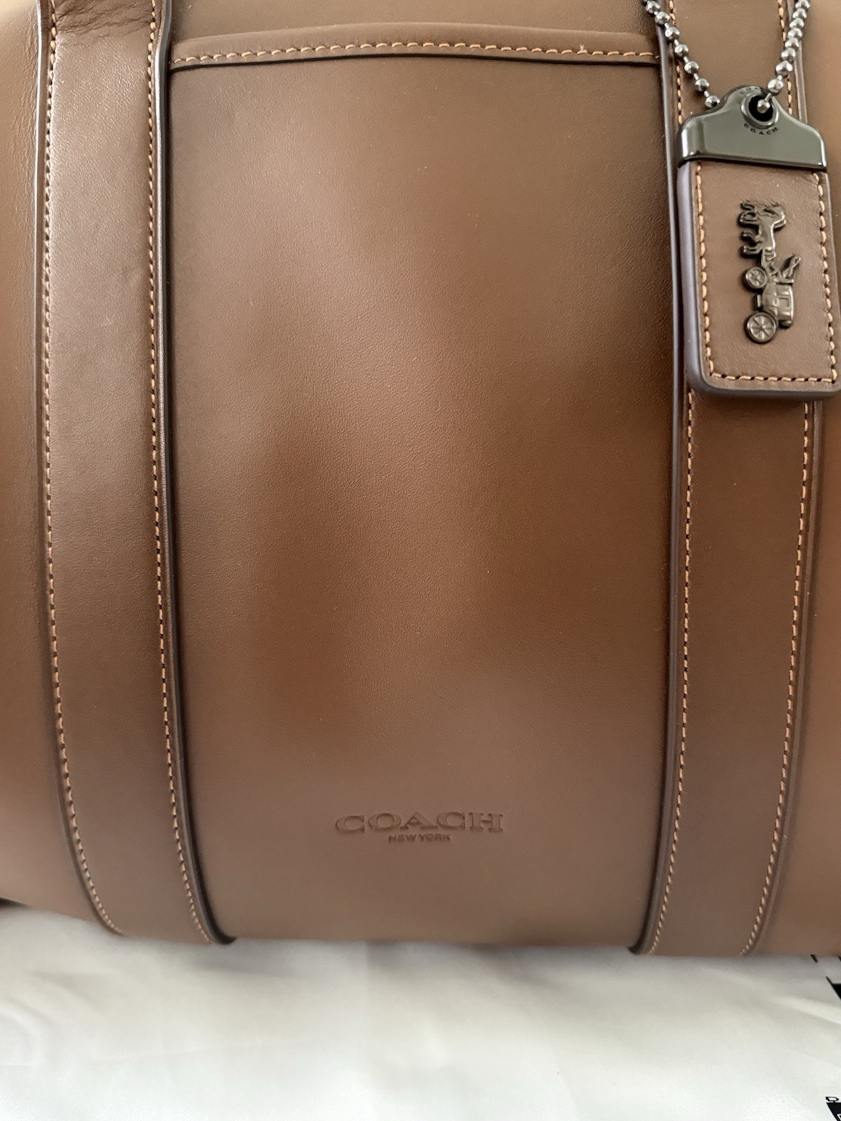 Coach Gotham duffle bag 45 saddle brown NWT