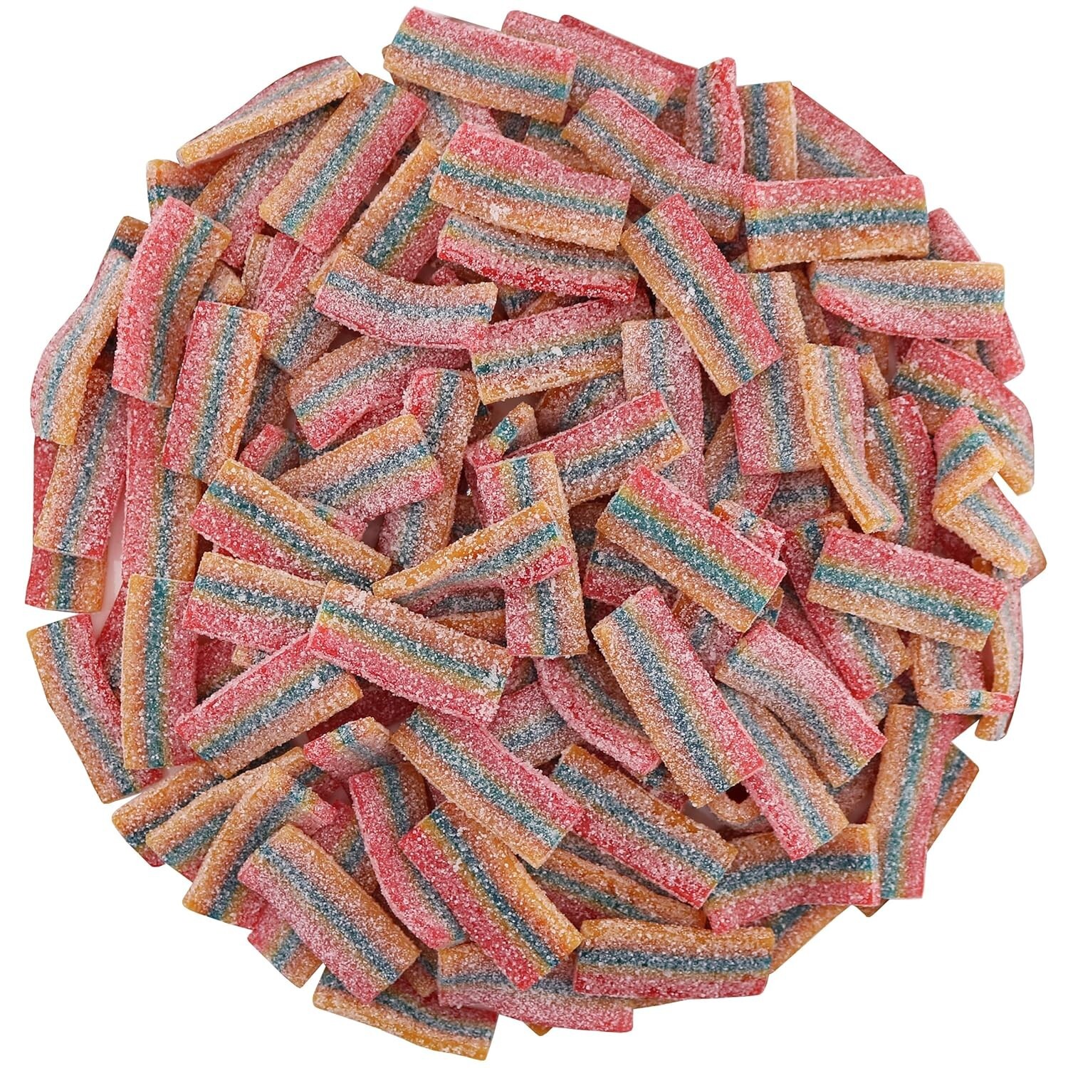 FirstChoiceCandy Sour Mini Strip Gummy Belts, Mini Bites Kosher Gummies