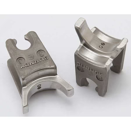 Burndy Wo Crimping Die, W, 6 Tons, 1 Awg To 350 Kcmil