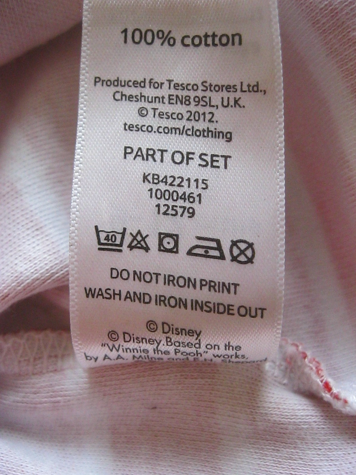 Disney Red / White Striped Vest. Age 9 - 12 months.