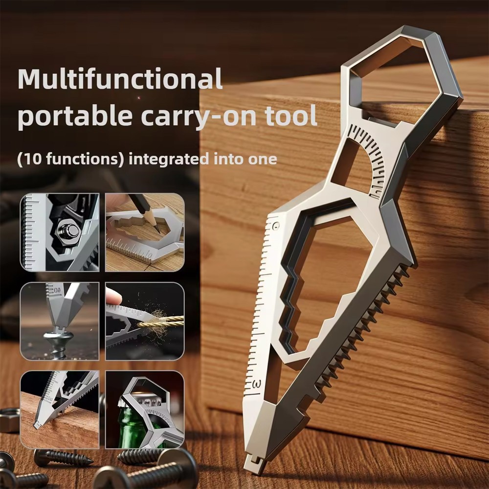 Outdoors Multitool Portable Keychain Combo Tool for Everyday Carry and Camping