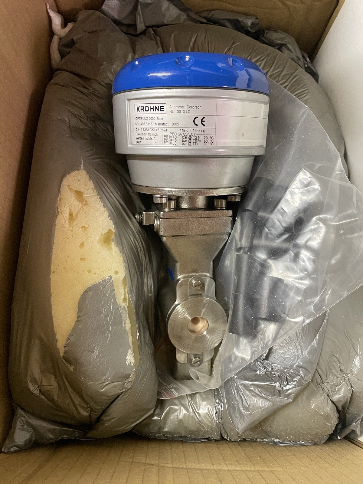 Electromagnetic Flow Sensor OPTIFLUX-5000 Krohne DN4mm/1/8” Altometer