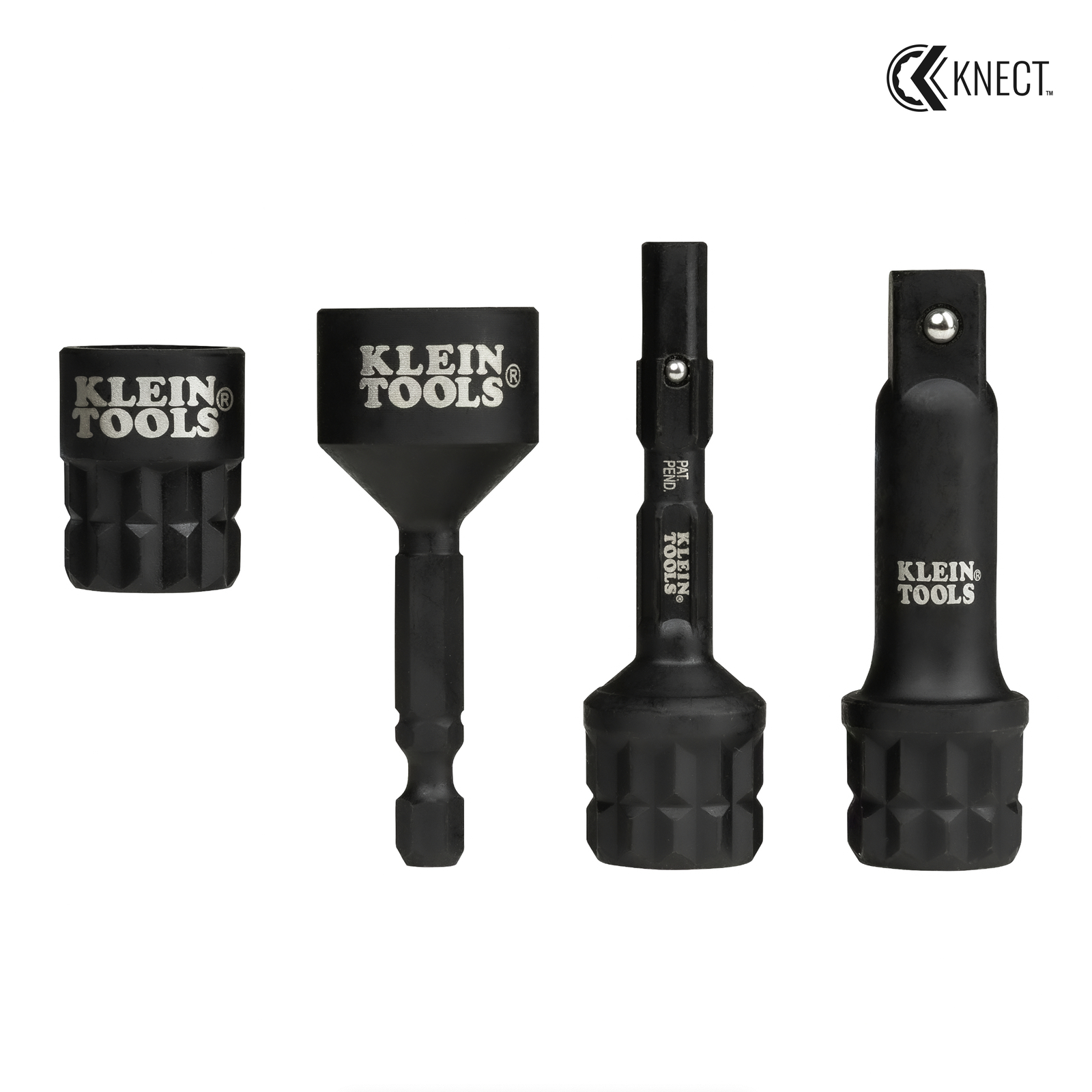 Klein Tools 65KADPM KNECT (M) Impact Socket Adapter Set