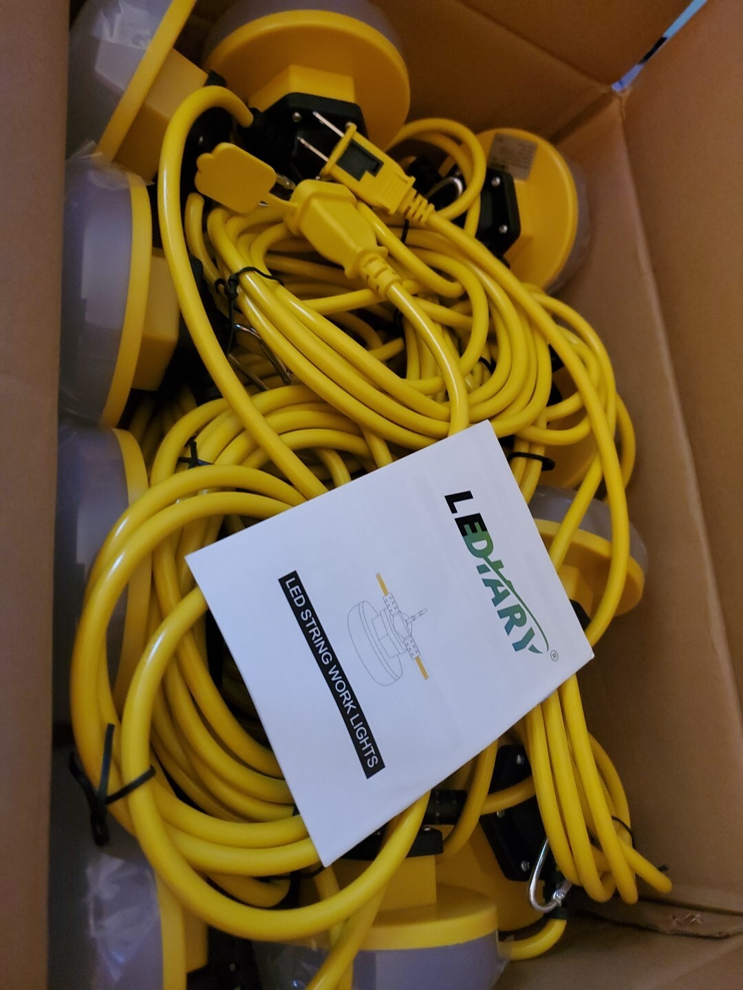 LEDIARY LED STRING WORK LIGHTS 100 FT
