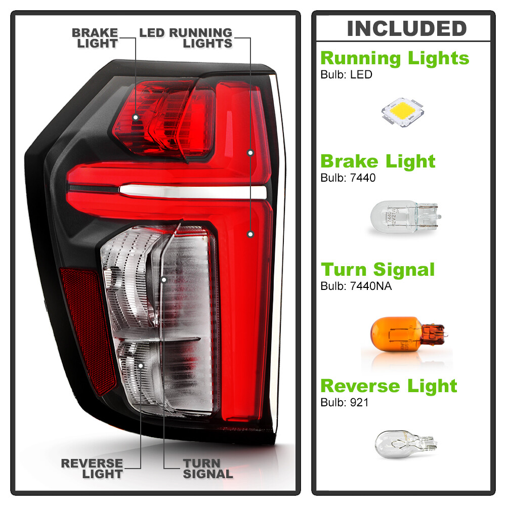 For 2021-2023 Chevy Suburban Tahoe Factory LED Tail Light Brake Lamp Driver Side