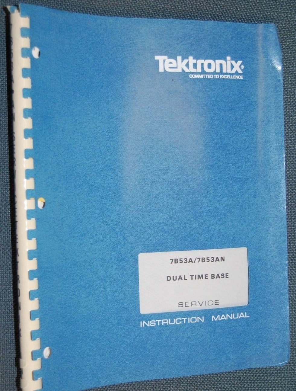 Tektronix 7B53A/7B53AN Dual Time Base Service Instruction Manual