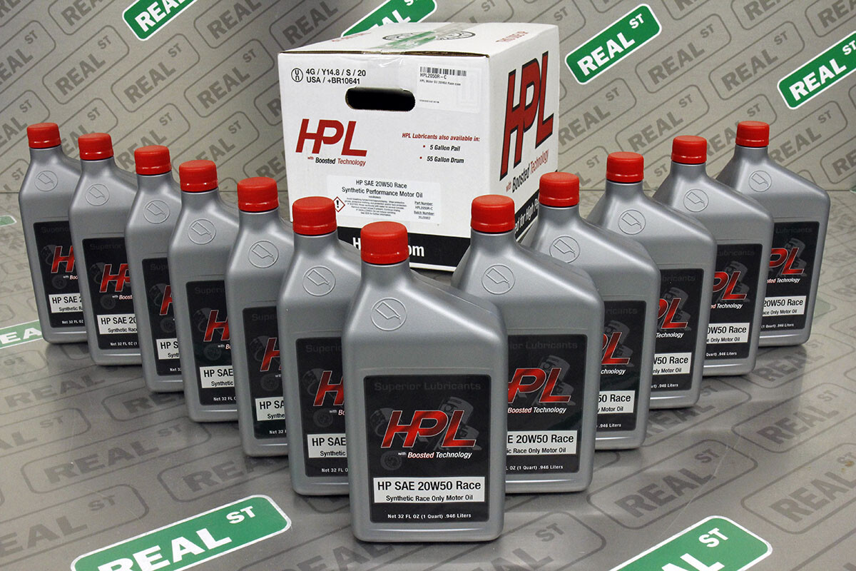 HPL Synthetic Race Motor Oil 20W50 Case of 12 Quarts HPL2050R-C