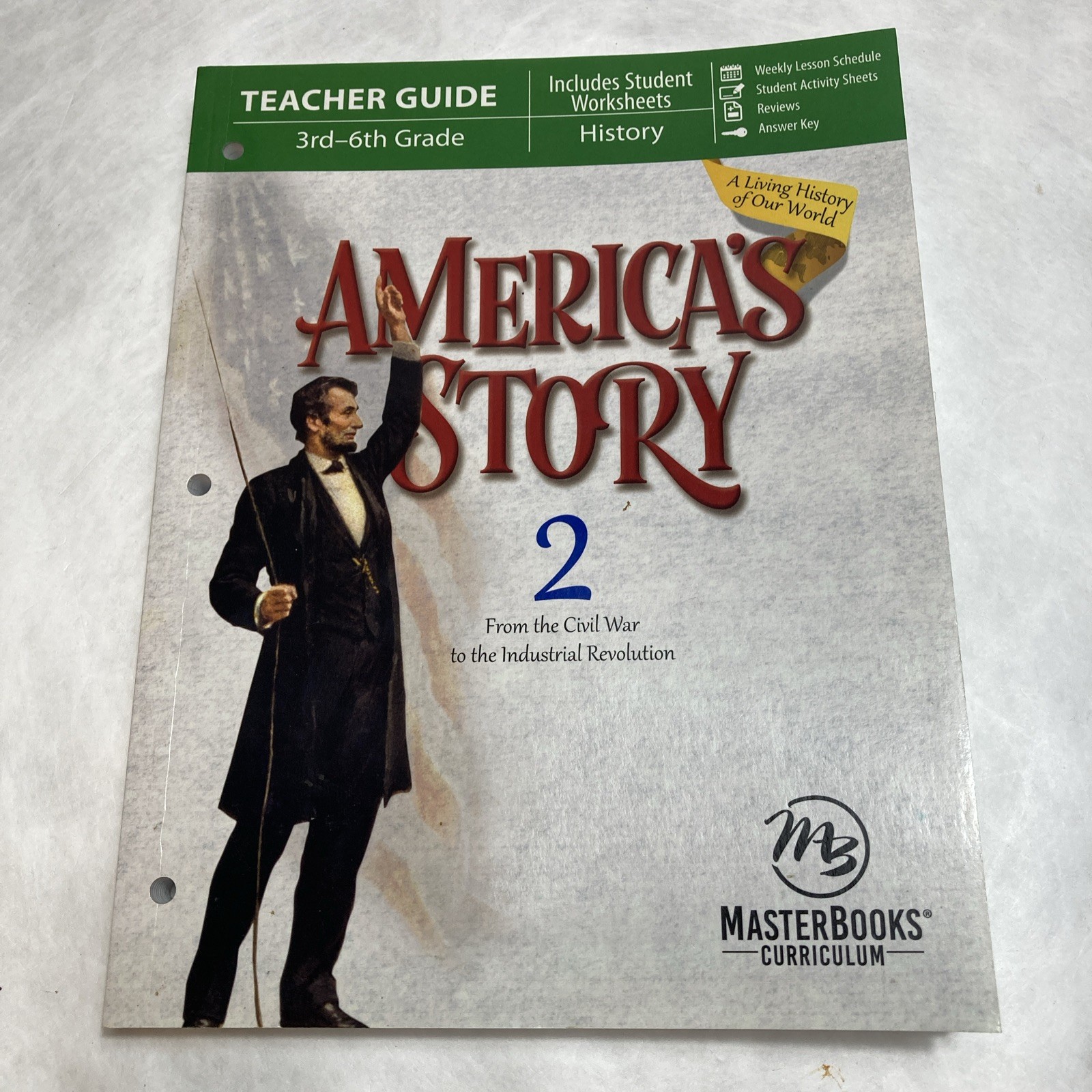 Master Books Teacher Guide for AMERICA'S STORY 2 Unused Homeschool Grade 3-6