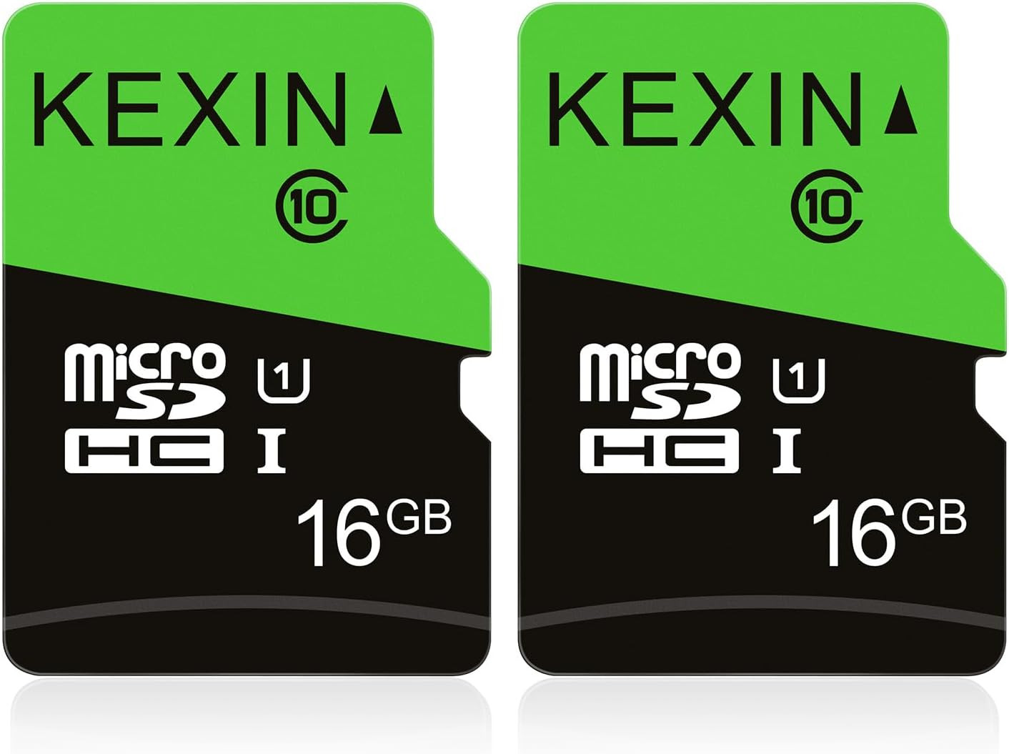 16GB Micro SD Card 2 Pack with SD Adapter Microsdhc Memory Card UHS-I C10 U1 Mic