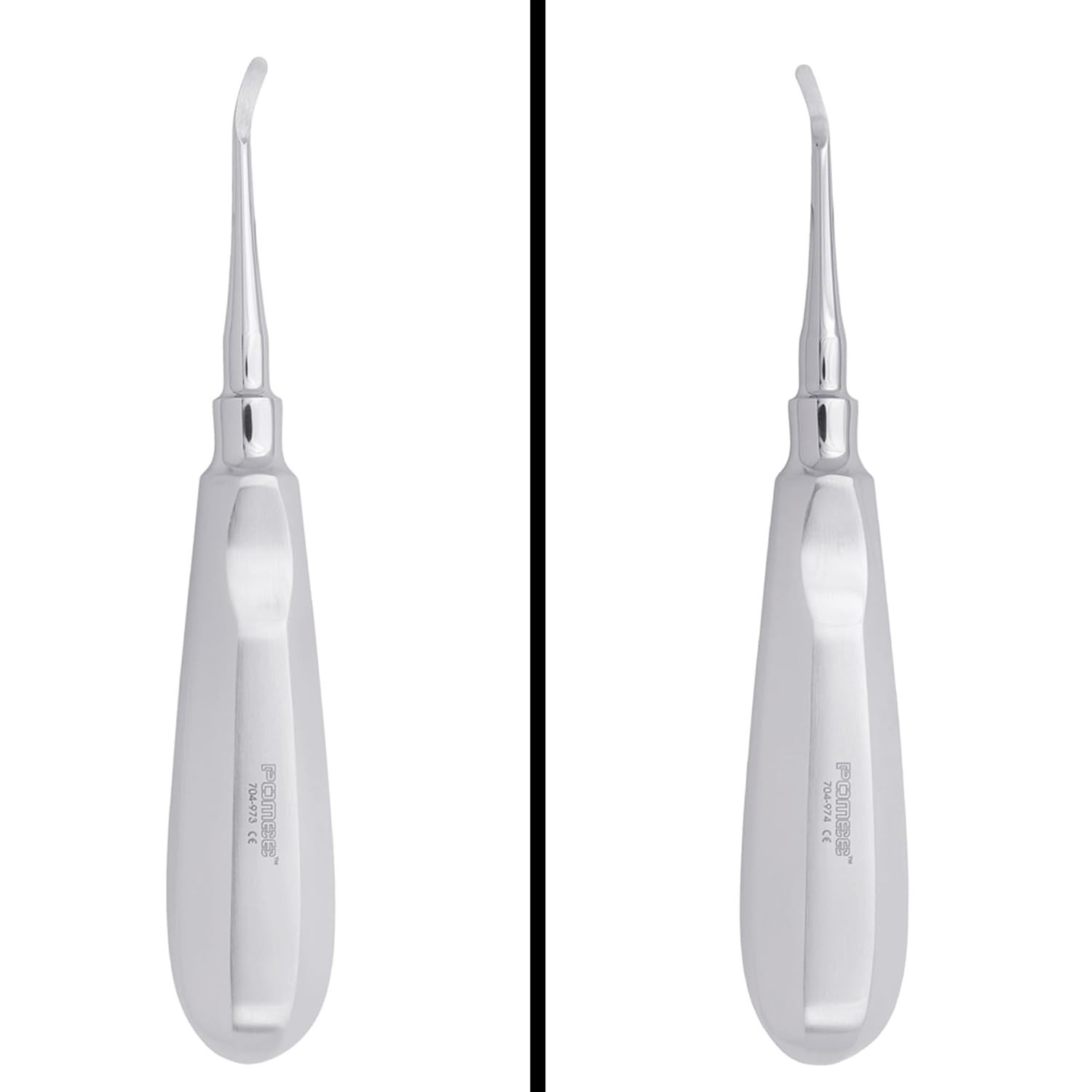 Pomee USA Miller Elevators Set of 2 #73 & #74 Stainless Steel Dental Tools