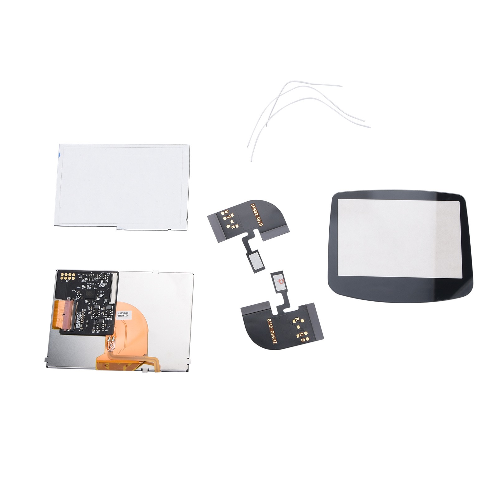 Replacement IPS Screen MOD LCD Backlight Kit For Nintendo Game Boy Advance GBA E