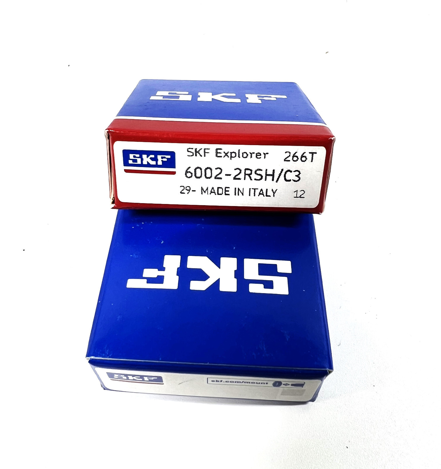 2(Pack) 6002-2RS/C3 SKF 2 RUBBER SHIELDED BALL BEARING 15X32X9mm NEW ITALY