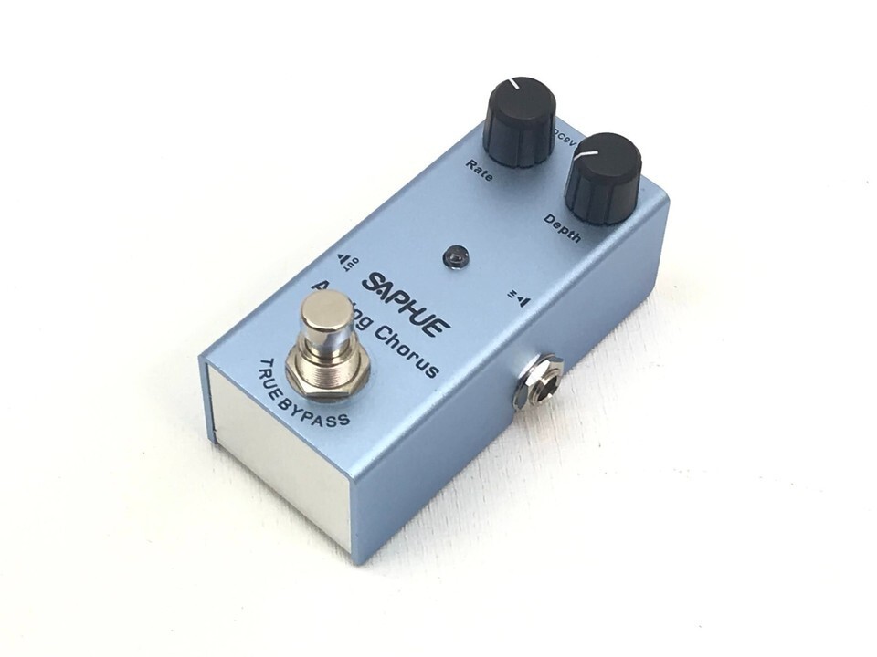 SAPHUE Analog Chorus Guitar Effects Pedal Effect Pedals Rate/Depth Knob with Ste