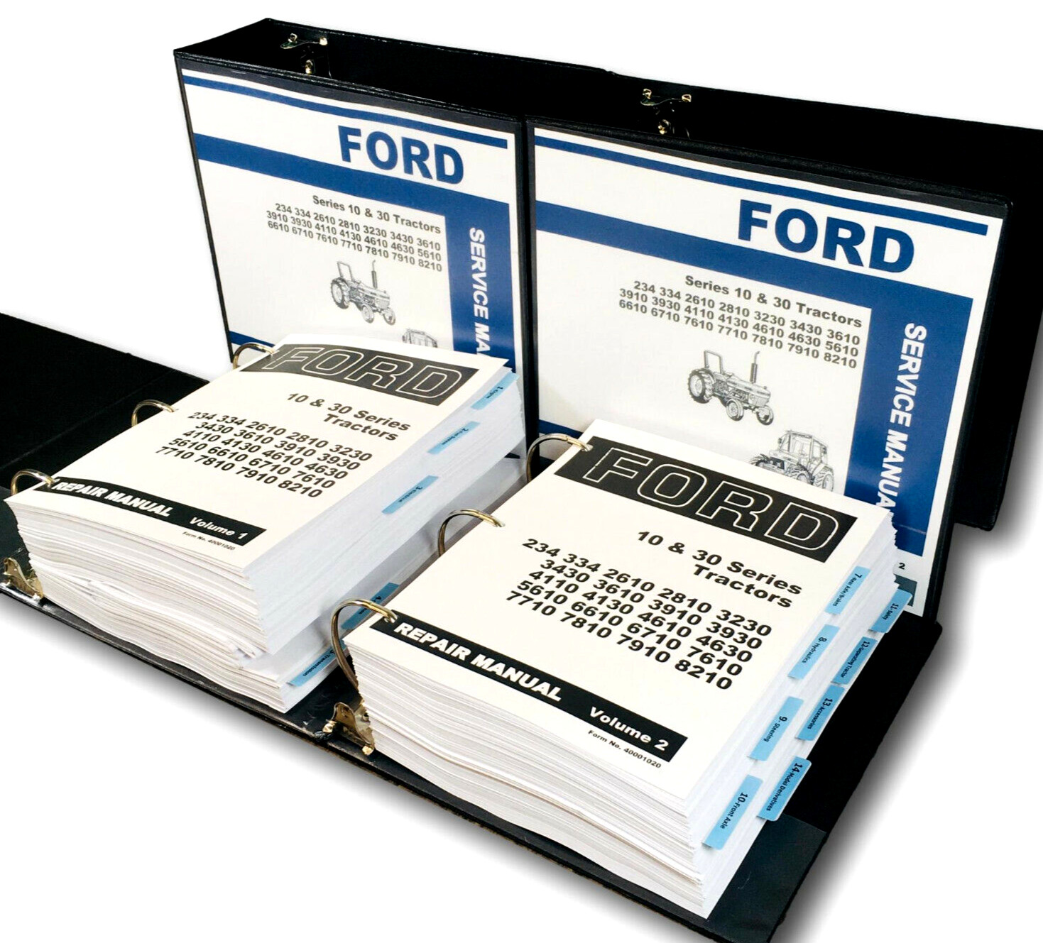 Ford 3230 3430 4130 4630 Tractor Service Manual Repair Shop Set 2 Volumes Print
