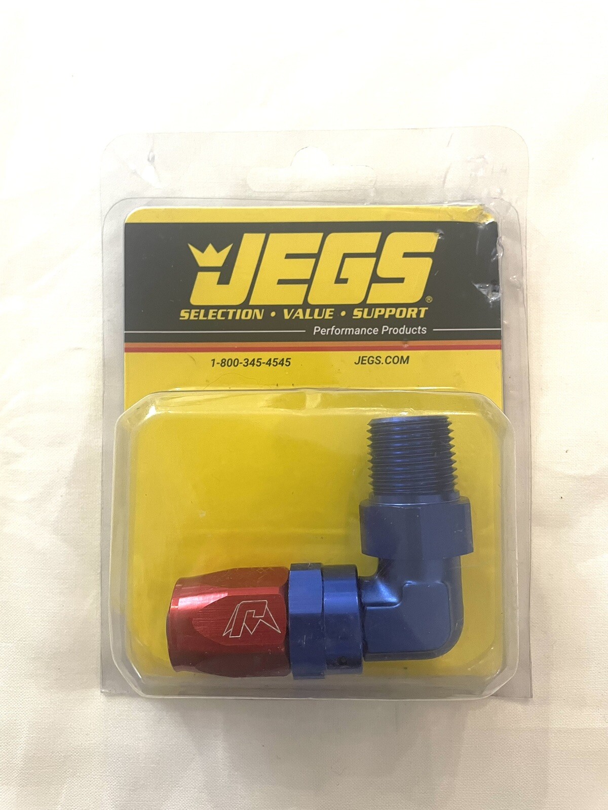JEGS 103225 90 Degree Max Flow Hose End