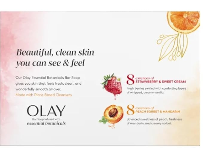 Olay essential Botanical Bliss Bar Soap – 16 Pack (3.75 oz each) total 3.7 LB