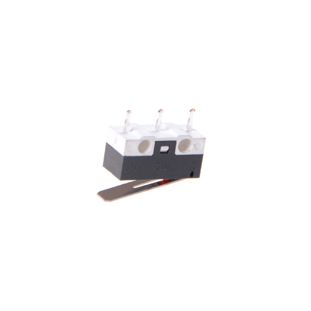 10Pcs Durable Plastic and Metal Micro Switch 3Pin Spdt for Electronic Use Multi