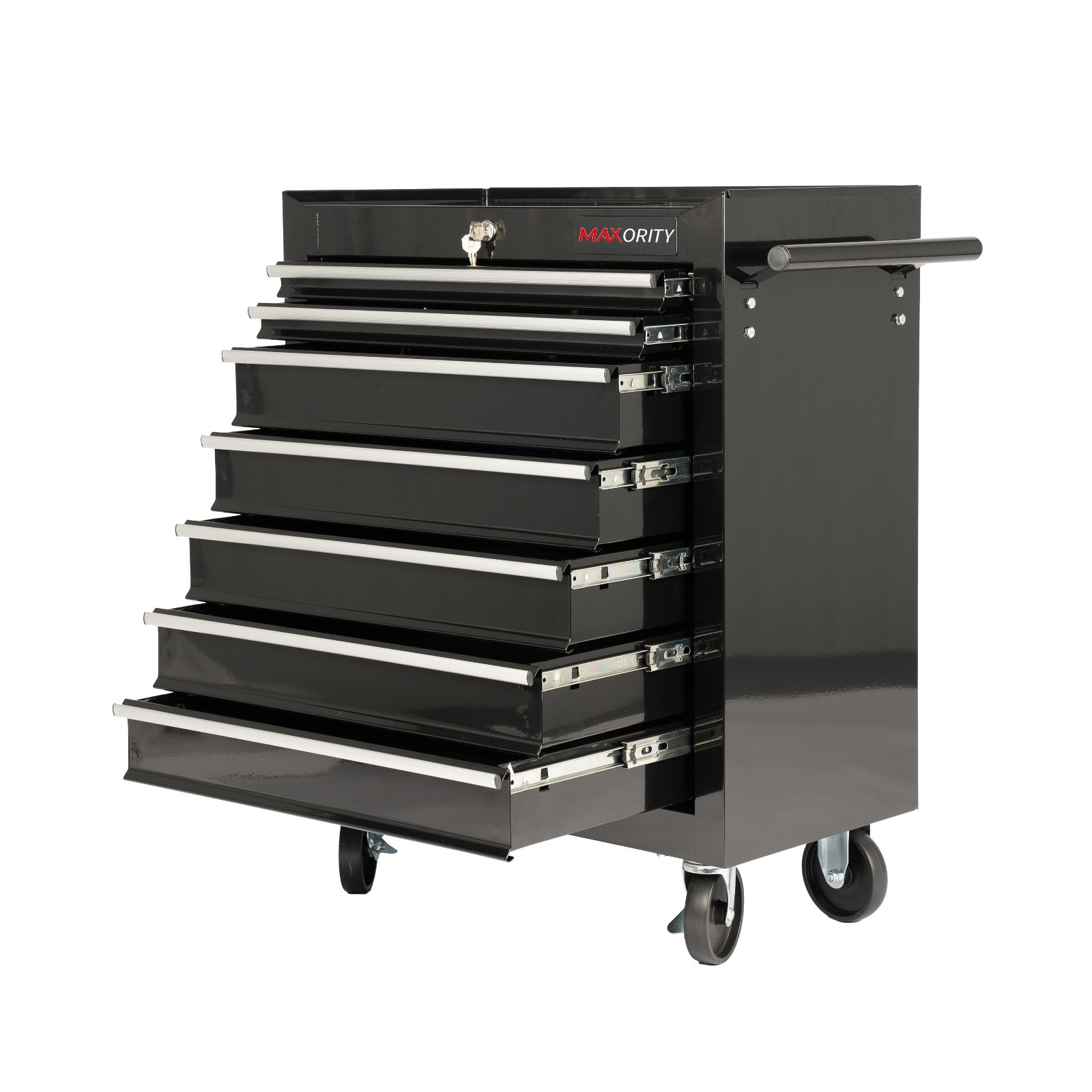 7-Drawer Heavy-Duty Rolling Tool Chest Cabinet with Lock